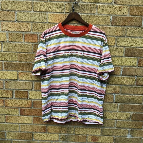 Vintage Striped Guess Shirt XL - Picture 2 of 3